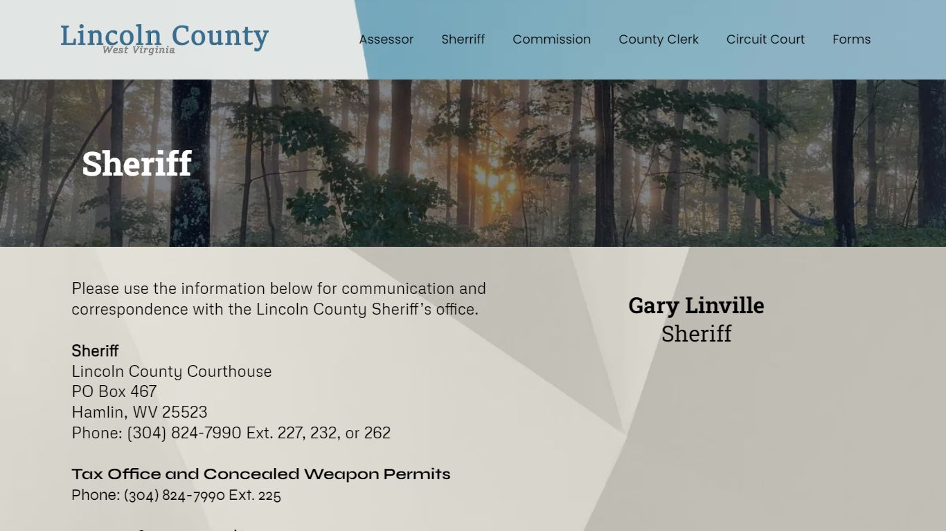 Lincoln County WV | Sheriff